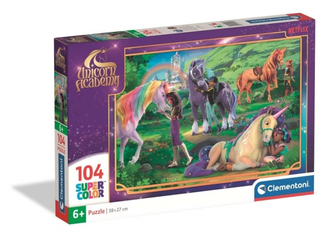 Puzzle 104 Super Kolor Unicorn Academy