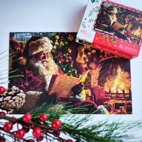 Alexander, Puzzle Drewniane 500: Christmas - Święty Mikołaj (5093)