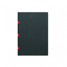 Notatnik A5 Cahier Circulo Black on Red
