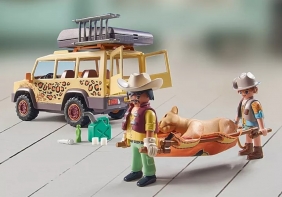 Playmobil Wiltopia: Z samochodem terenowym wśród lwów (71293)