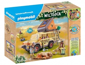 Playmobil Wiltopia: Z samochodem terenowym wśród lwów (71293)