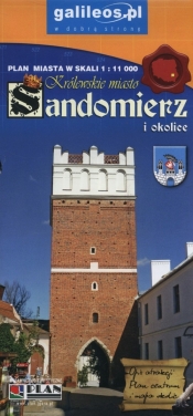 Sandomierz i okolice Plan miasta 1:11 000