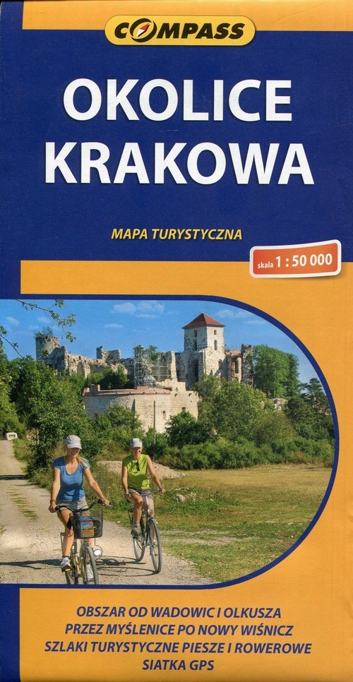 Okolice Krakowa mapa turystyczna 1:50 000