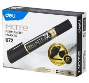 Marker permanentny dwustronny - czarny