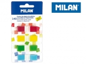 Zakładki indeksujące Milan fluo 45 x 12 mm, 140 sztuk (4111604)