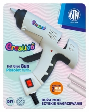 Pistolet do kleju na gorąco 30W podstawka + 2 kleje