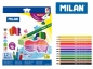 Kredki ołówkowe Milan MAXI 261 trójkątne, 12 kolorów w kartonowym opakowaniu (0722612)