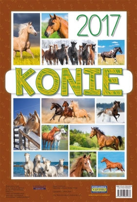 Kalendarz 2017 ścienny Konie