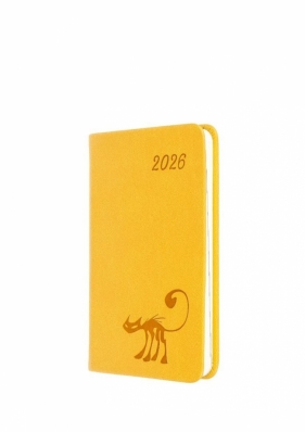 Terminarz 2026 tygod. 8x13cm Tafelek MIX