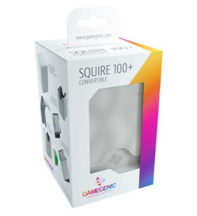 Ekskluzywne pudełko Squire Convertible na 100+ kart - Białe (00937)