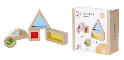 Montessori Klocki z okienkami