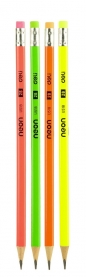 Ołówek 2B - Neon, 50 szt.