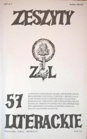 Zeszyty literackie 57 1/1997 - praca zbiorowa