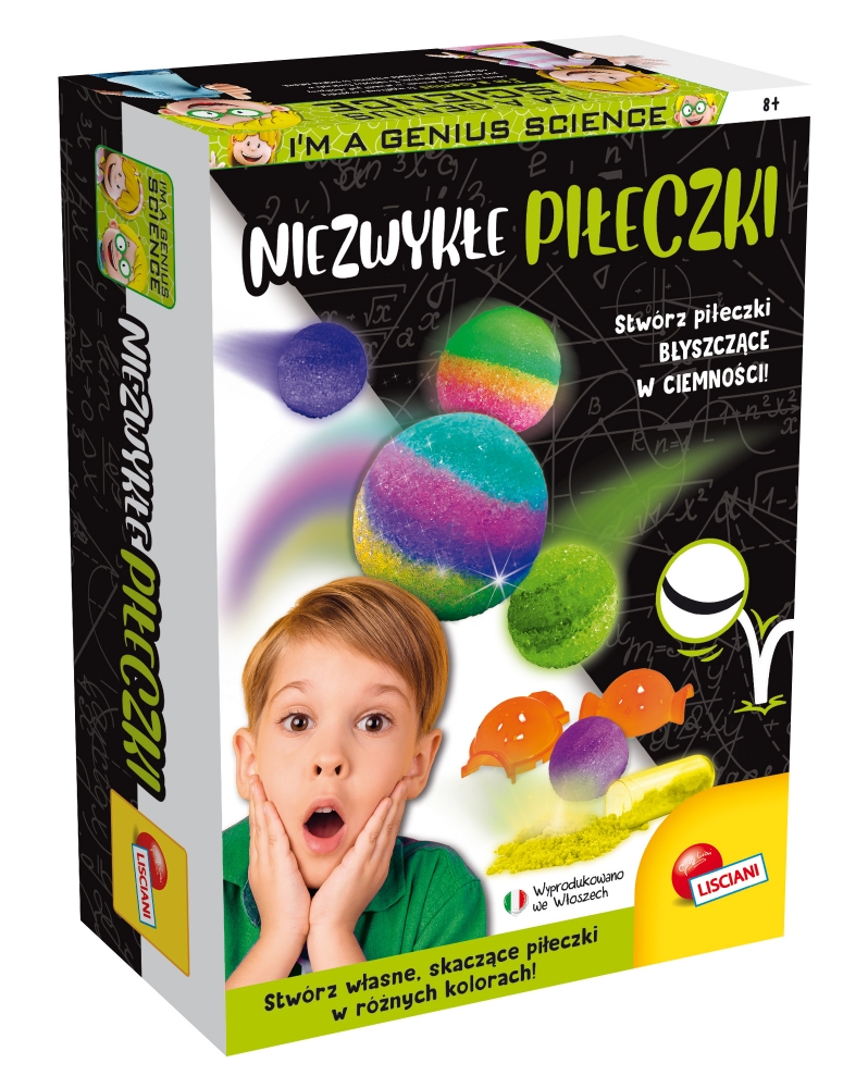 <img src='https://webimage.pl/pics/937/2/d8008324112937-4.jpg' style='height:440px' /> I'm a Genius Science - Niezwykłe piłeczki