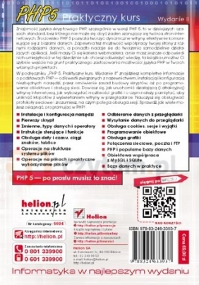 PHP 5 Praktyczny kurs - Lis Marcin
