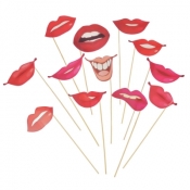 Rekwizyty do zdjęć Arpex Walentynka całuśne usta (WA3937)