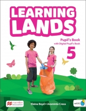 Learning Lands 5. Książka ucznia z kodem do wersji cyfrowej - Opracowanie zbiorowe