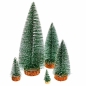 Choinki dekoracyjne zielone 5szt