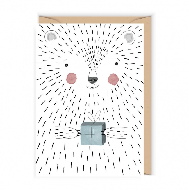 <img src='https://webimage.pl/pics/937/9/d0683489379937.jpg' style='height:440px' /> Karnet Urodziny Miś polarny