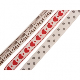 Wstążki dekoracyjne 15mm x 1mm, 3 szt. (339392)