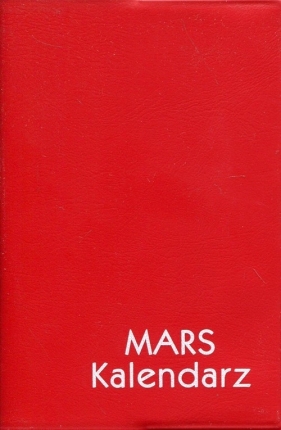 Kalendarz 2019 Mars czerwony