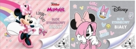 Blok rysunkowy A4/20K biały Minnie Mouse