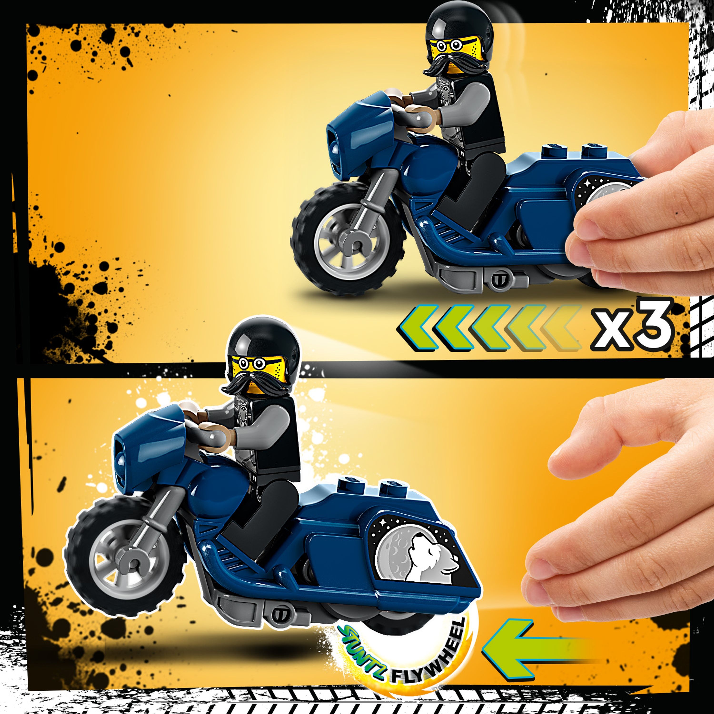 LEGO City: Turystyczny motocykl kaskaderski (60331)