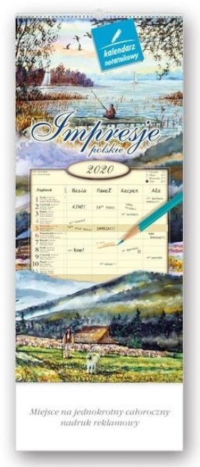 Kalendarz 2020 Notatnikowy Impersje Polskie WN1