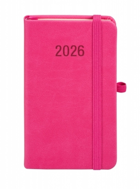 Kalendarz 2026 Memofix A6 TDW - Różowy