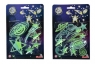 Świecące gwiazdki 3D, 2 rodzaje Glow in the dark