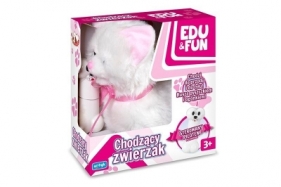 Chodzący biały Kotek Edu&Fun