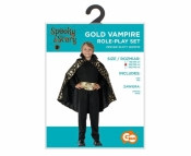 Strój dla dzieci Złoty Wampir rozm. 120/130cm