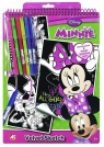 Aksamitna kolorowanka z pisakami - Minnie Minnie