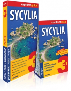 Sycylia 3w1 przewodnik + atlas + mapa - Agnieszka Fundowicz-Skrzyńska