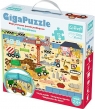 12 elementów, Giga puzzle - Na budowie (90591)