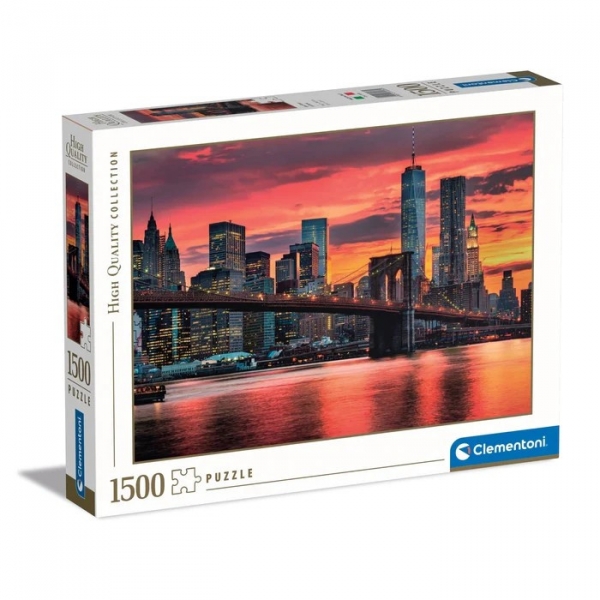 Puzzle East River at dusk 1500 elementów (31693)