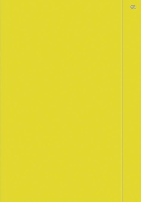 Teczka z gumką A4+ jednokolorowa żółta (10szt)