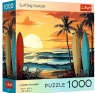 <img src='https://webimage.pl/pics/939/2/d5900511992939.jpg' width='400' height='390'> Puzzle 1000 USA Collection: Surfing Sunset TREFL