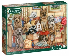 Puzzle 1000: Falcon - Zbiórka na kanapie (11293)