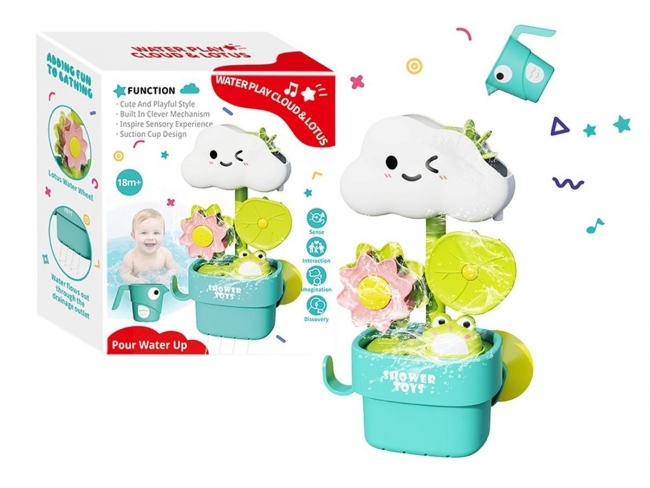 Zabawka kąpielowa kwiat w doniczce