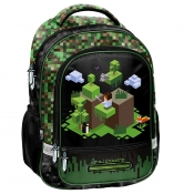 Plecak dwukomorowy szkolny - Pixel Blocks