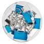 Klipsy biurowe 4x3 rozmiary - Frozen Glam (50027477)