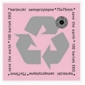 Notes samoprzylepny Ziemia Obiecana różowy różowy 750 mm x 750 mm (85.MA.ECO)