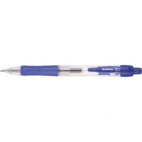 Długopis żelowy Donau automatyczny niebieski 0,5mm 7344001PL-10