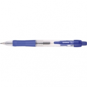 Długopis żelowy Donau automatyczny niebieski 0,5mm 7344001PL-10