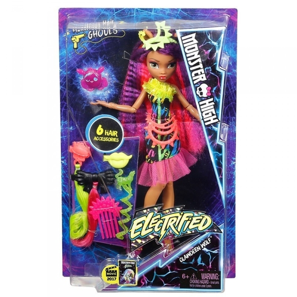 MONSTER HIGH Upiorki Zelektryzowane fryzury Claw (DVH69/DVH70)
