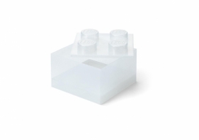 LEGO(R) pojemnik klocek czwórka transparentny