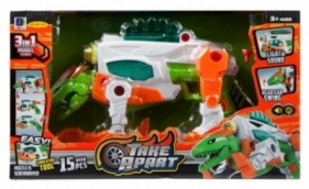 Pistolet Dinozaur 3w1