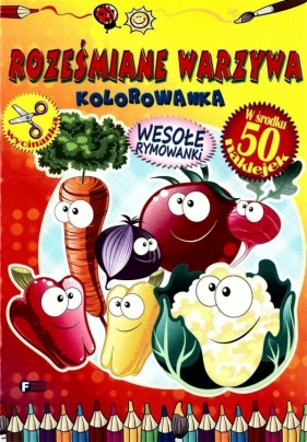 Roześmiane warzywa Kolorowanka