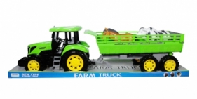 Traktor z przyczepą
